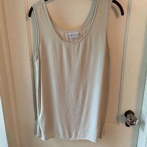 EUC Cut Loose Crinkle 100% Rayon Tank Top Sz Large